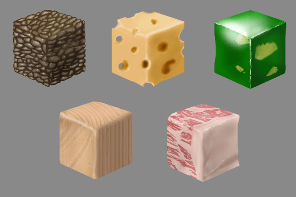 Material Cubes