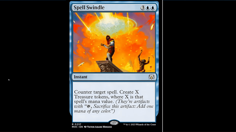 Spell Swindle Magic Card VFX